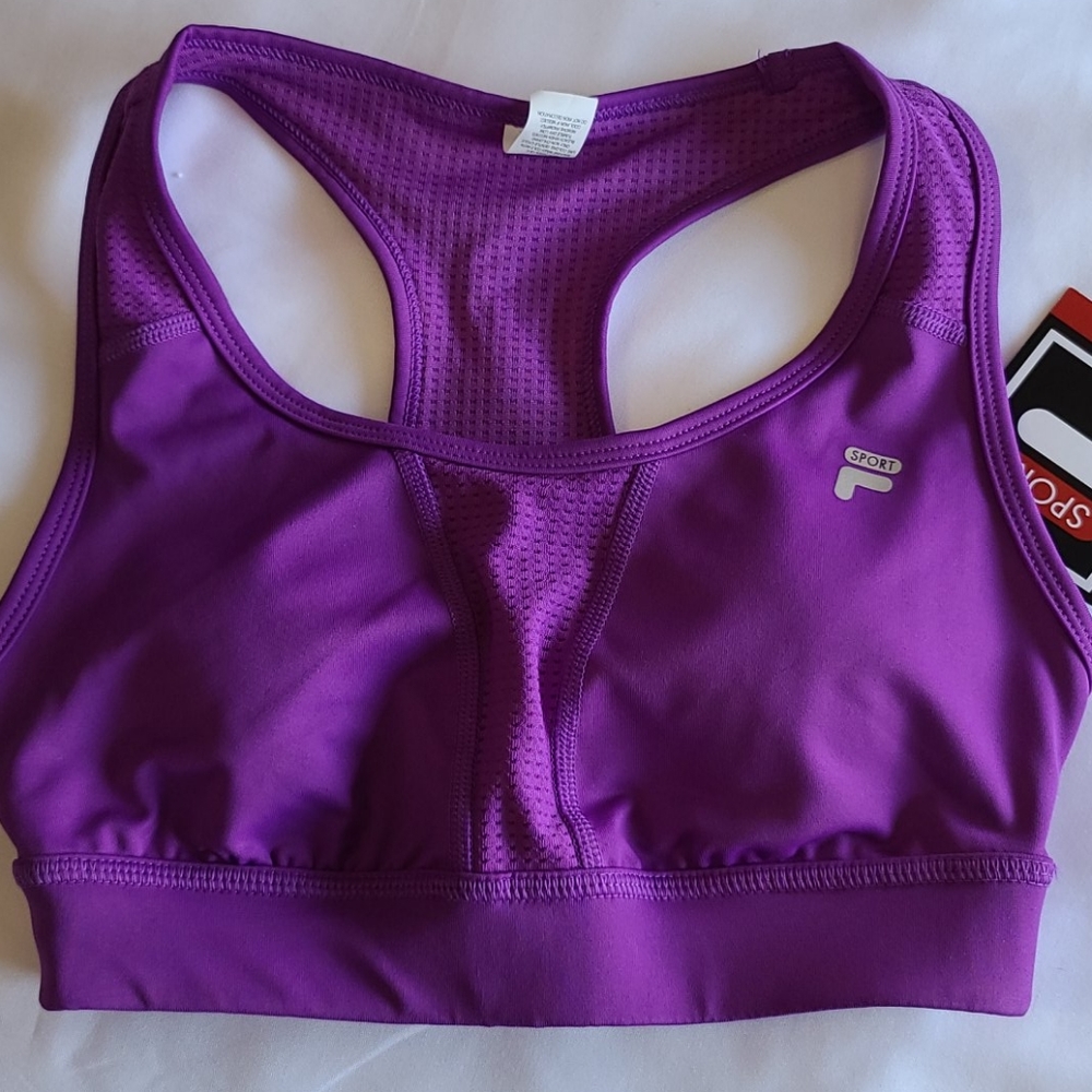 Brand new‎ Fila sports bra xsmall purple